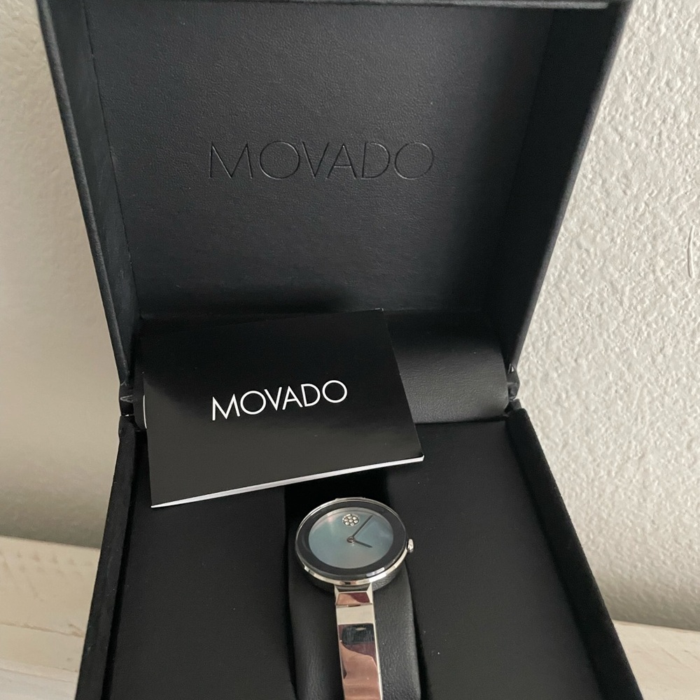 Movado Silver Watch - Picture 6 of 9